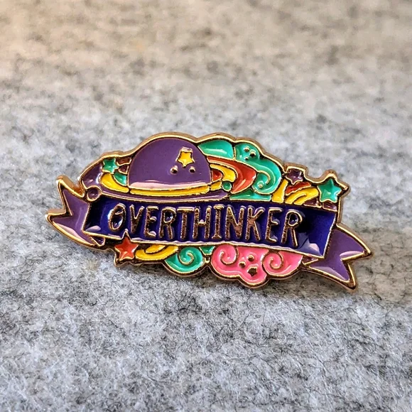 Overthinker Pin - Picture 1 of 3